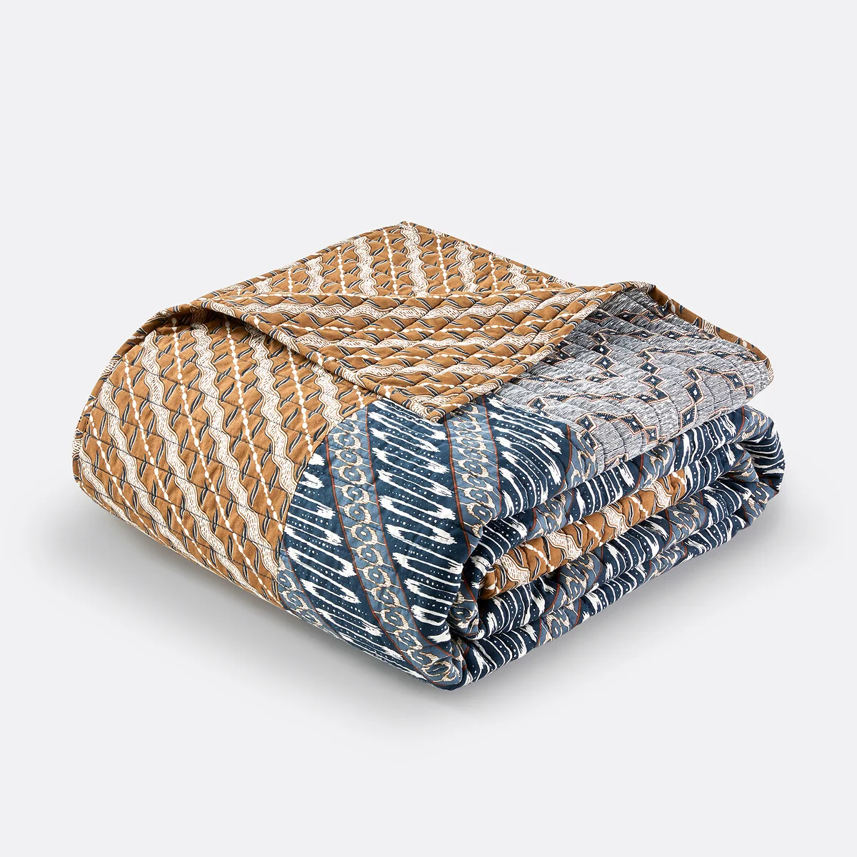 Midako Kantha Washed Cotton Bedspread – image 3