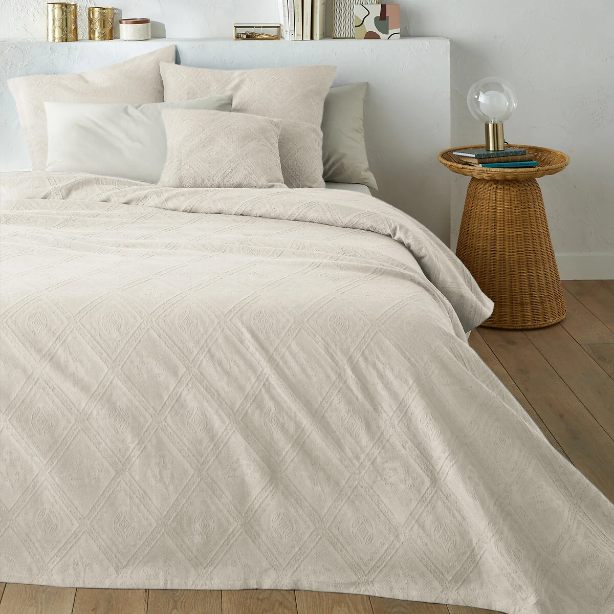 Indo 100% Cotton Jacquard Bedspread – image 2