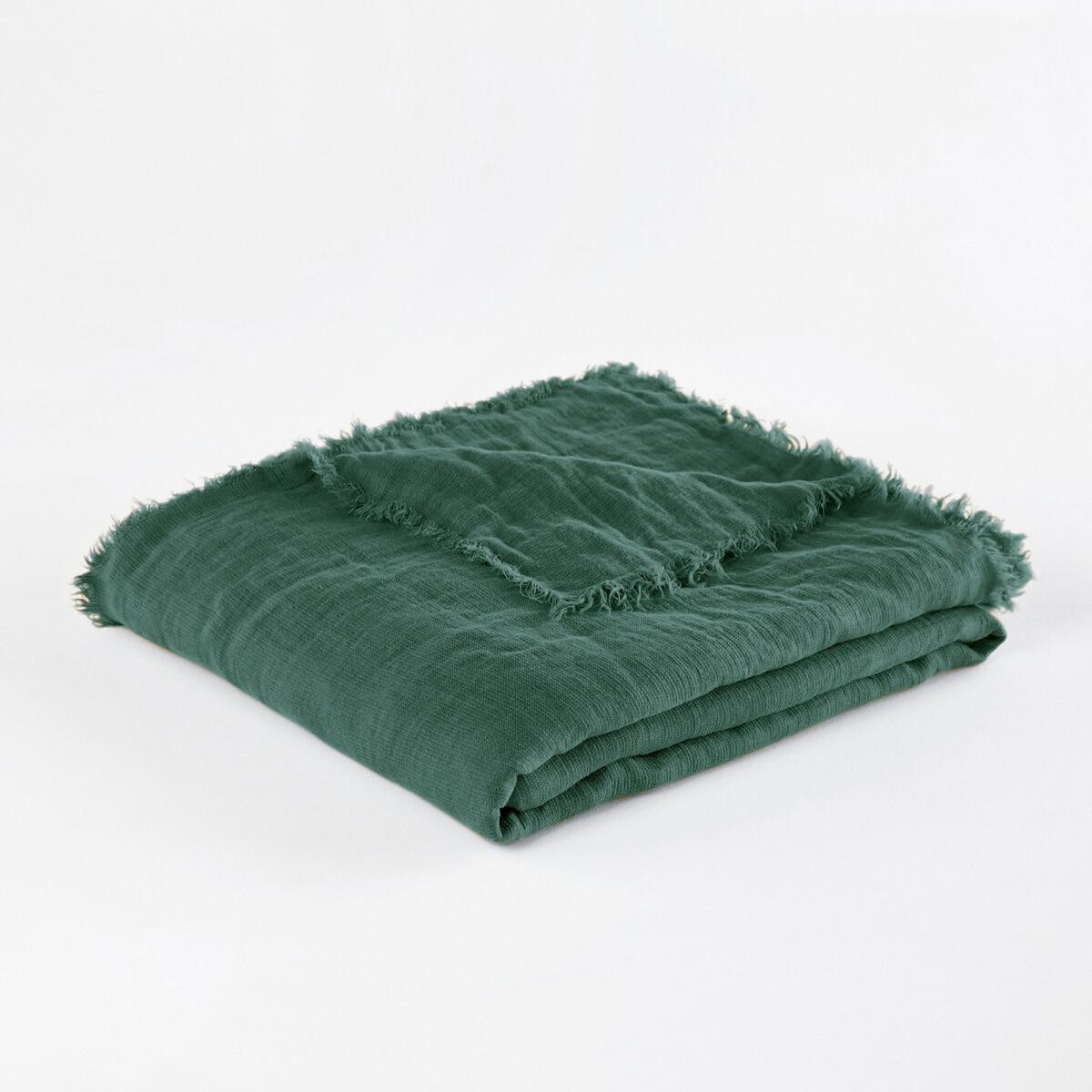 Linange Washed Linen Bedspread – image 3