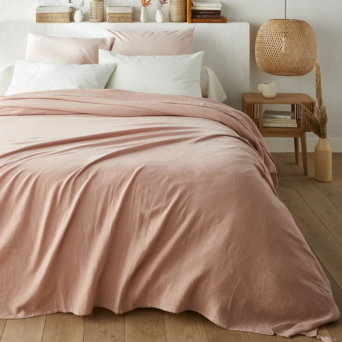 Kumla 100% Cotton Muslin Bedspread – image 1