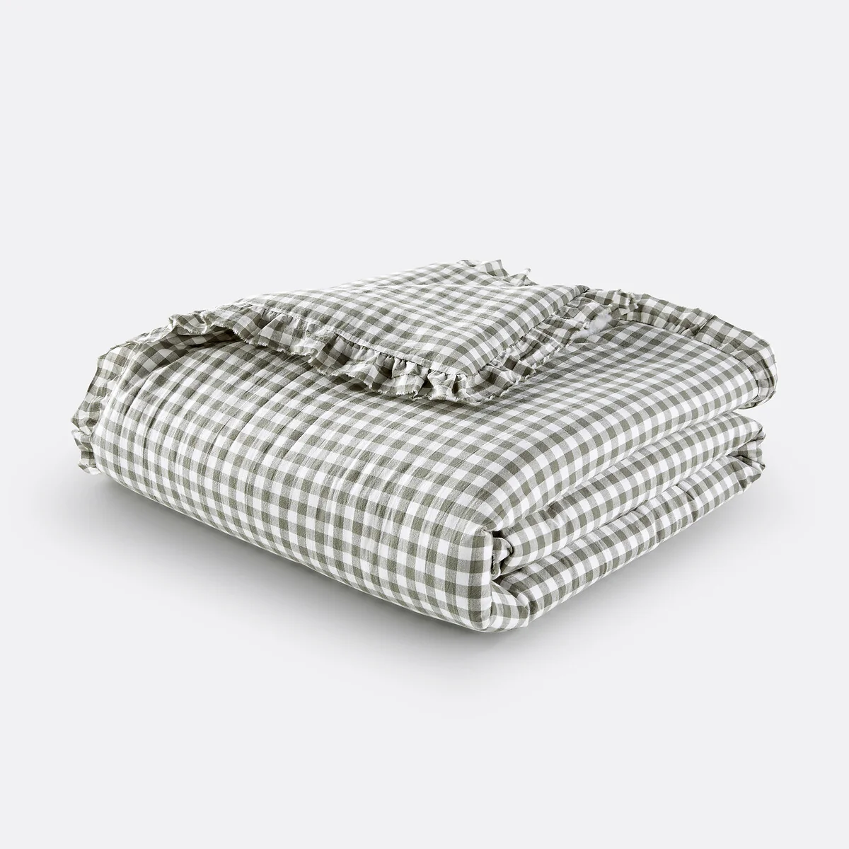 Georgette Gingham 100% Cotton Quilted Child's Bedspread – image 2