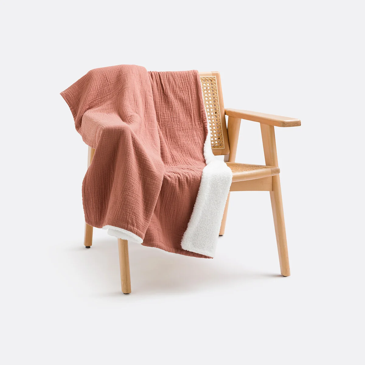 Kumla Cotton Muslin & Fleece Throw – image 2