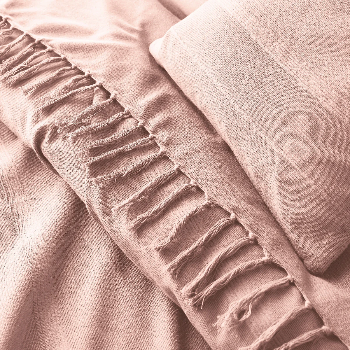 Nedo Fringed Cotton Bedspread – image 3