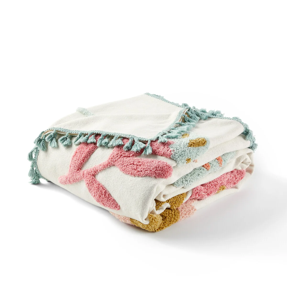 Samarkand Floral Tufted 100% Cotton Bedspread – image 3