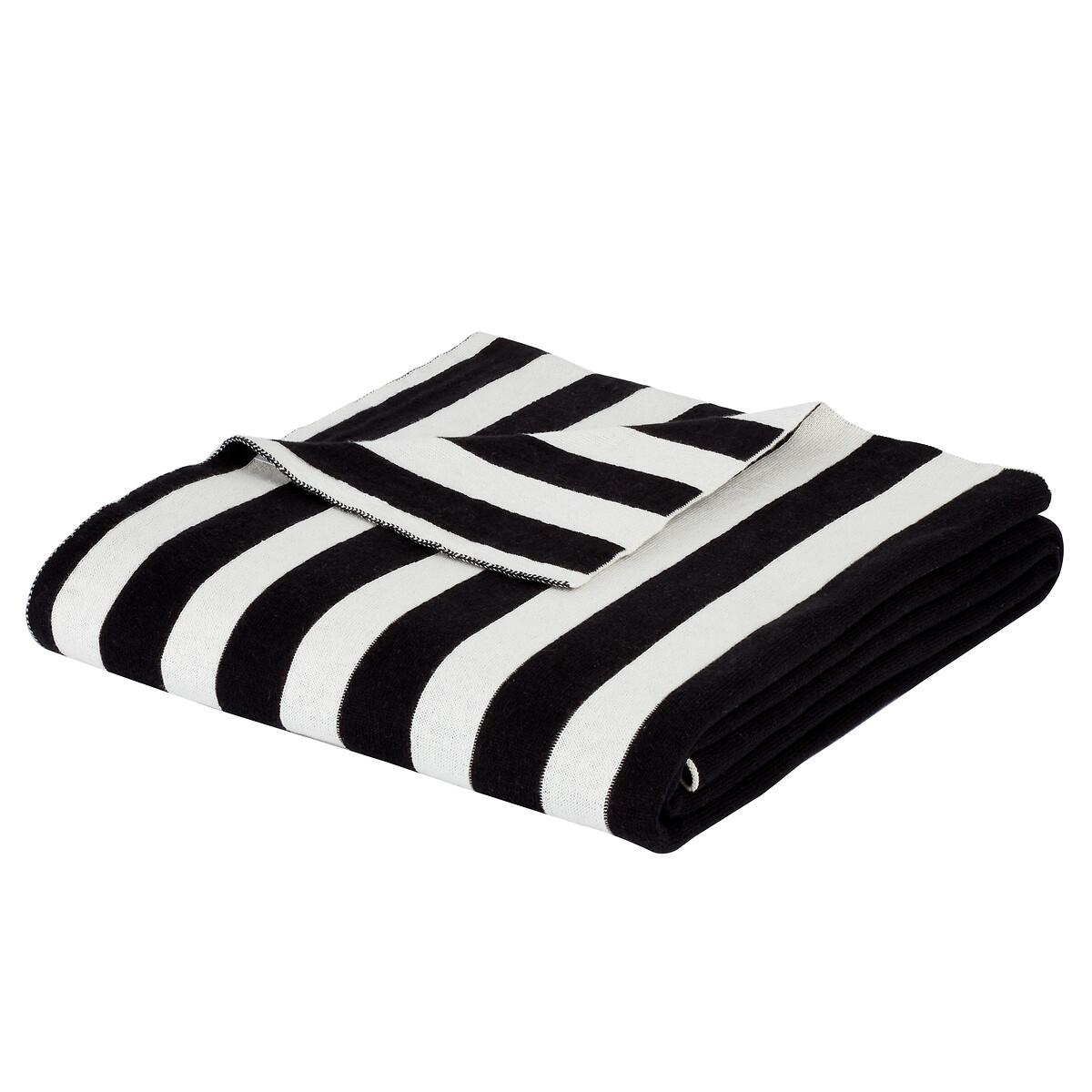 Knitted Stripe 100% Cotton Bedspread – image 4