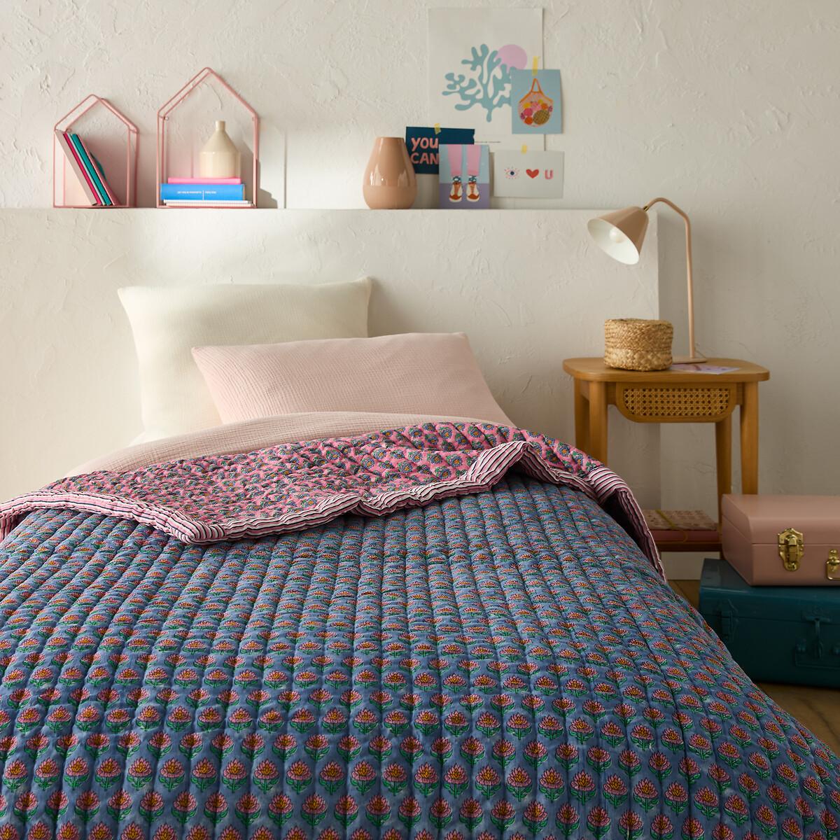 Sanaa Floral 100% Cotton Quilted Child's Bedspread – image 2