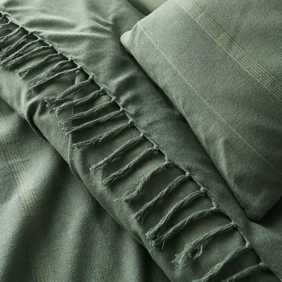 Nedo Fringed Cotton Bedspread – image 3
