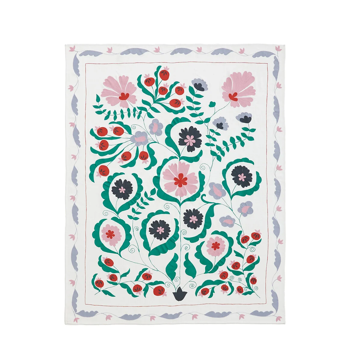 Antonie Embroidered Slub Cotton Bedspread – image 5