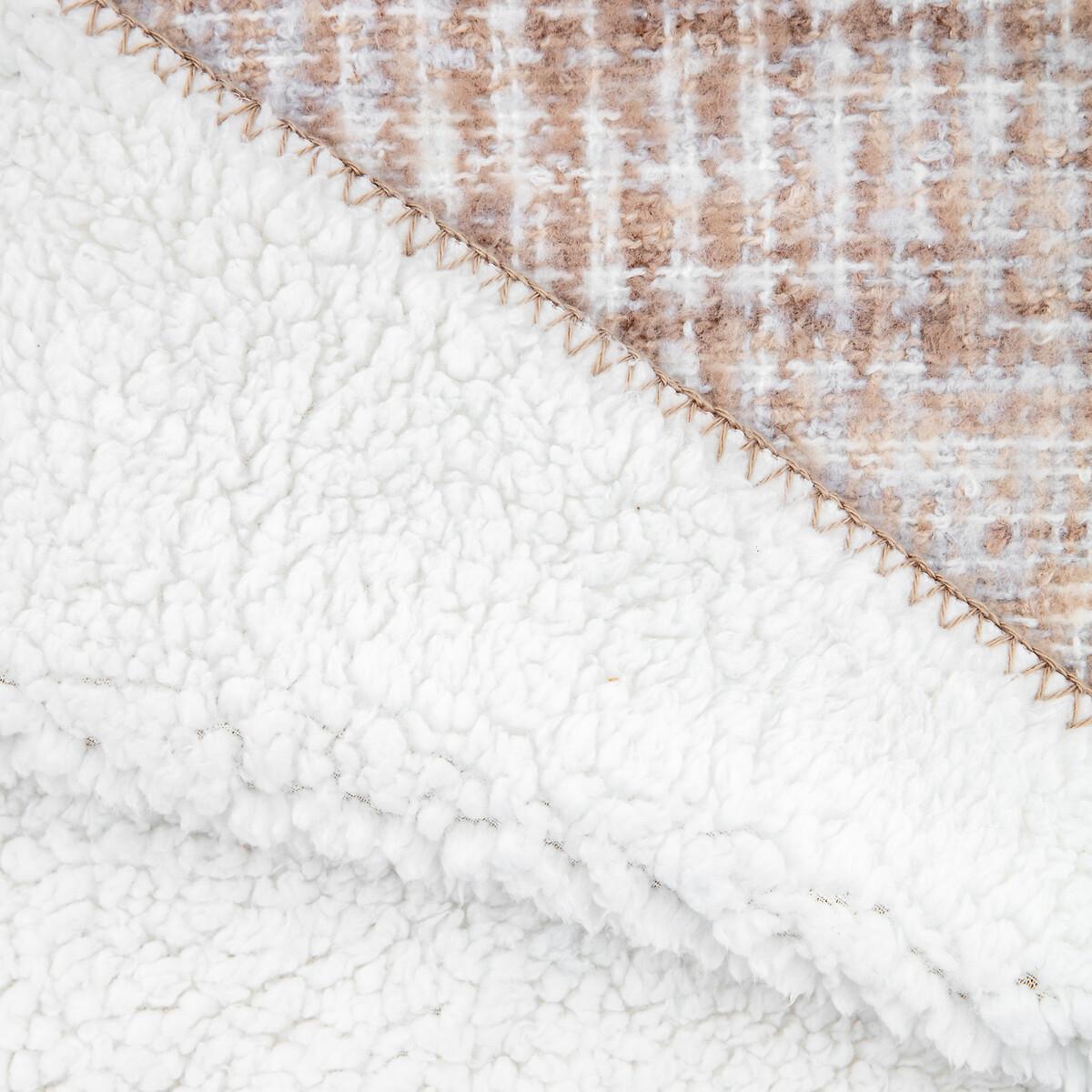 Woven Faux Mohair Sherpa Throw – image 5