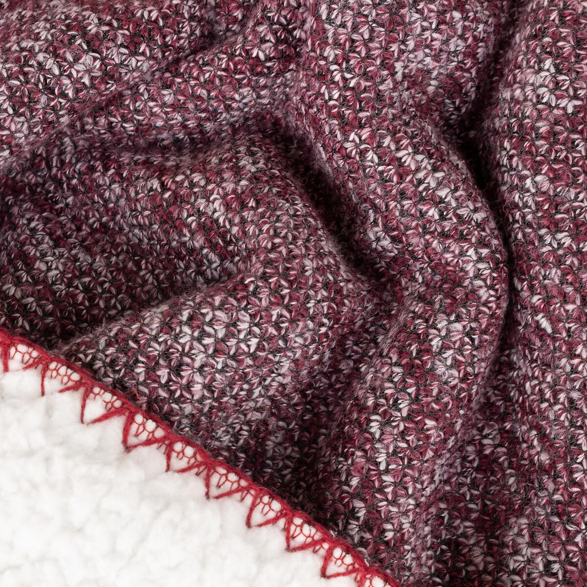 Nurrel Sherpa Knitted Throw – image 2
