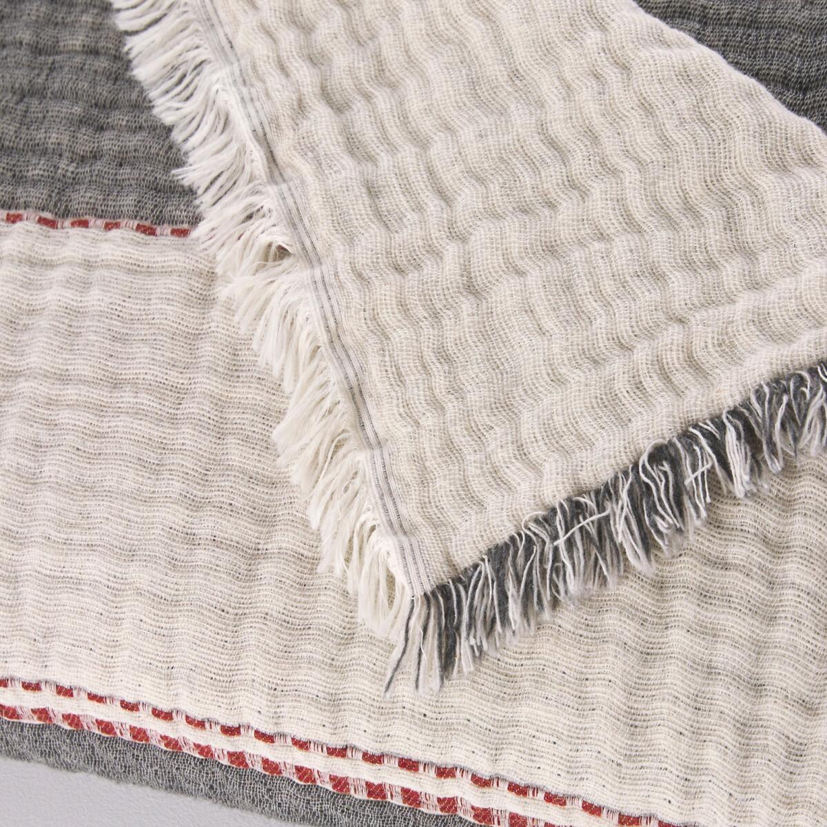 Markita Two-Tone Muslin Throw – image 2