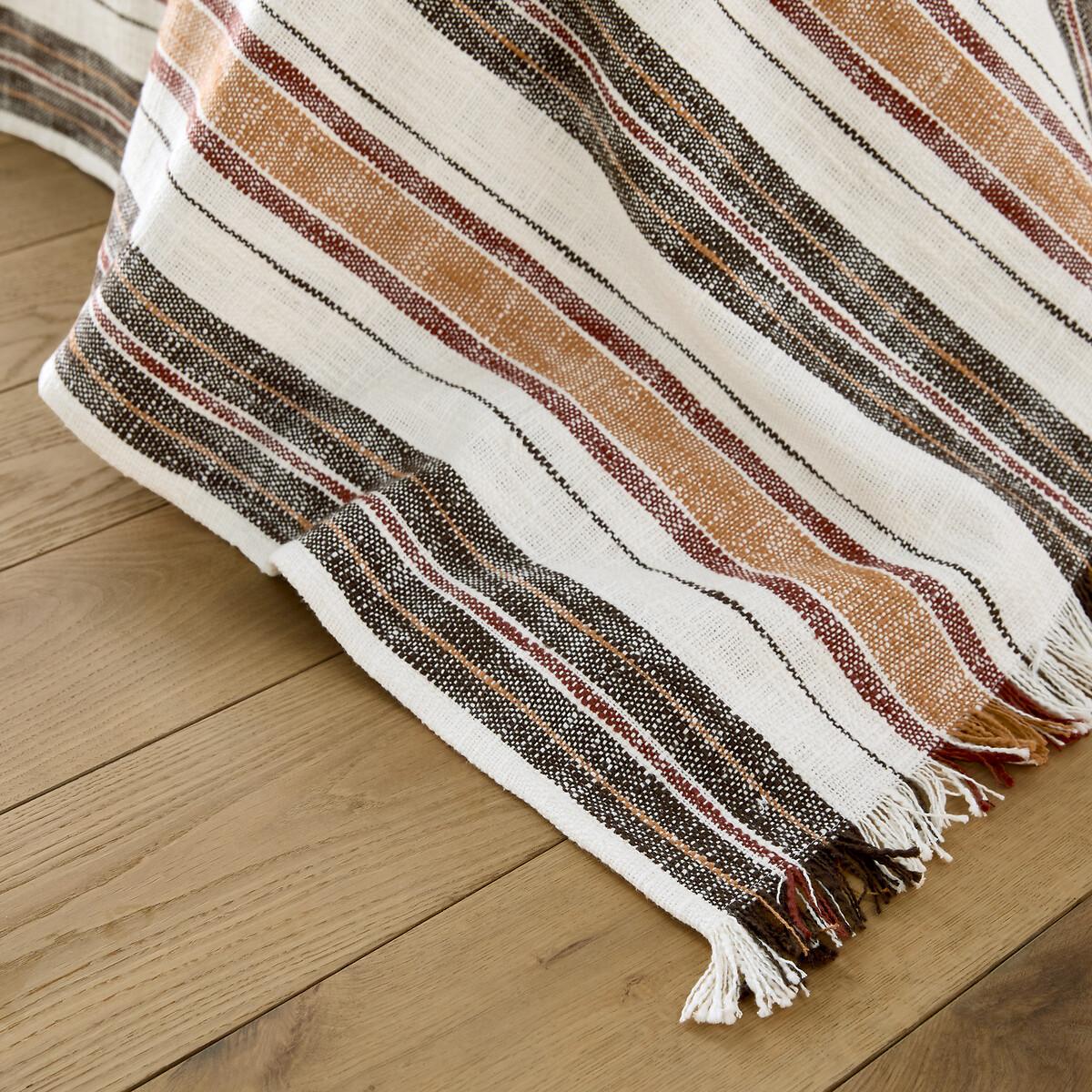 Imazai Striped Cotton Basket Weave Bedspread – image 2