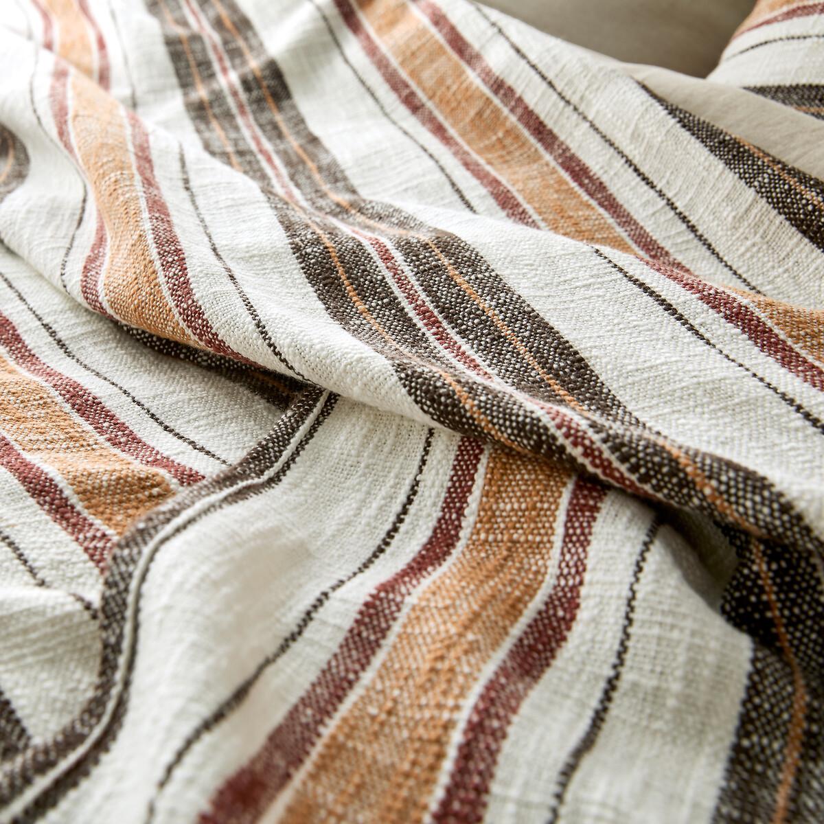Imazai Striped Cotton Basket Weave Bedspread – image 4