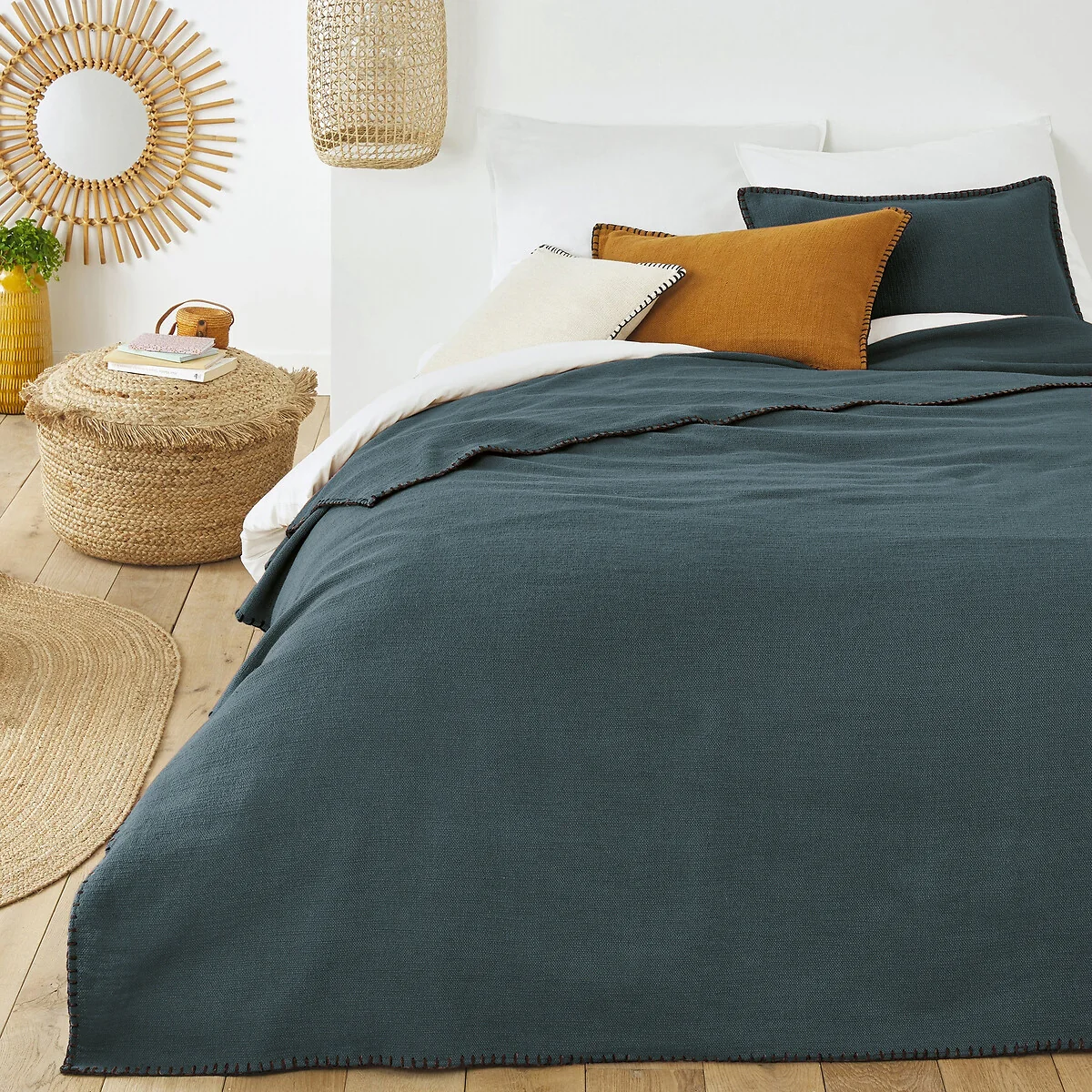 Raoul Plain Cotton Bedspread – image 1