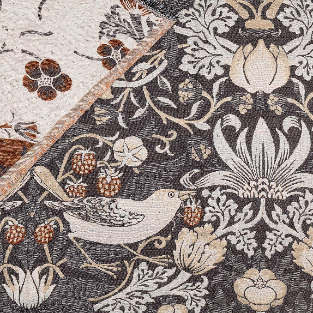 Strawberry Thief Jacquard Multi Layer Throw – image 3