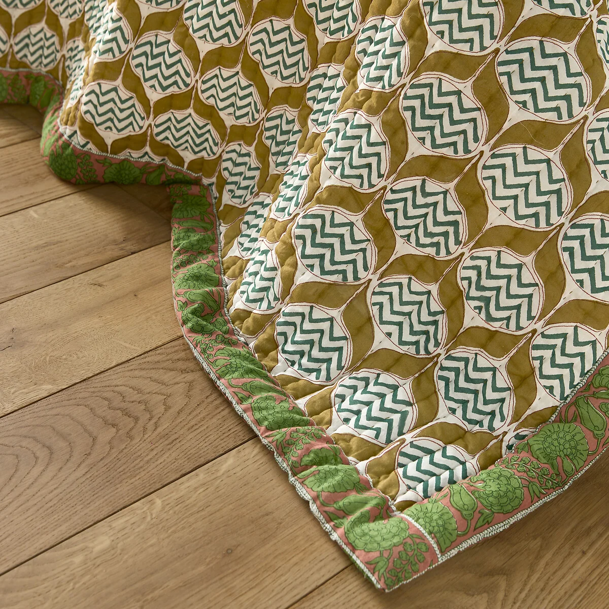 Malyam Kantha Cotton Voile Bedspread – image 2
