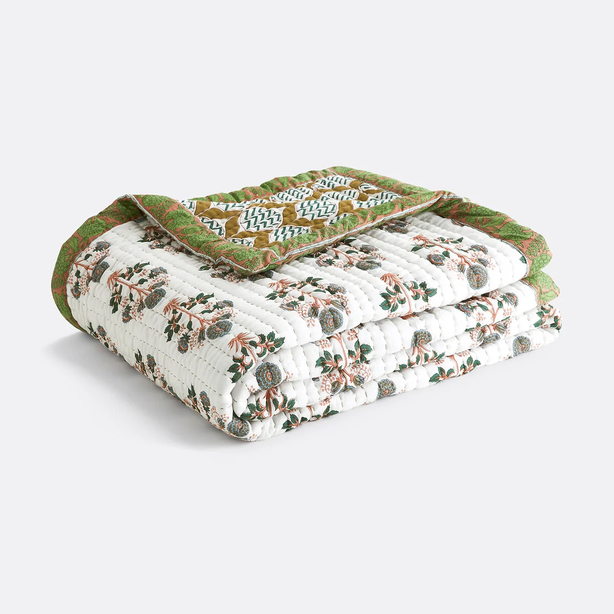 Malyam Kantha Cotton Voile Bedspread – image 5