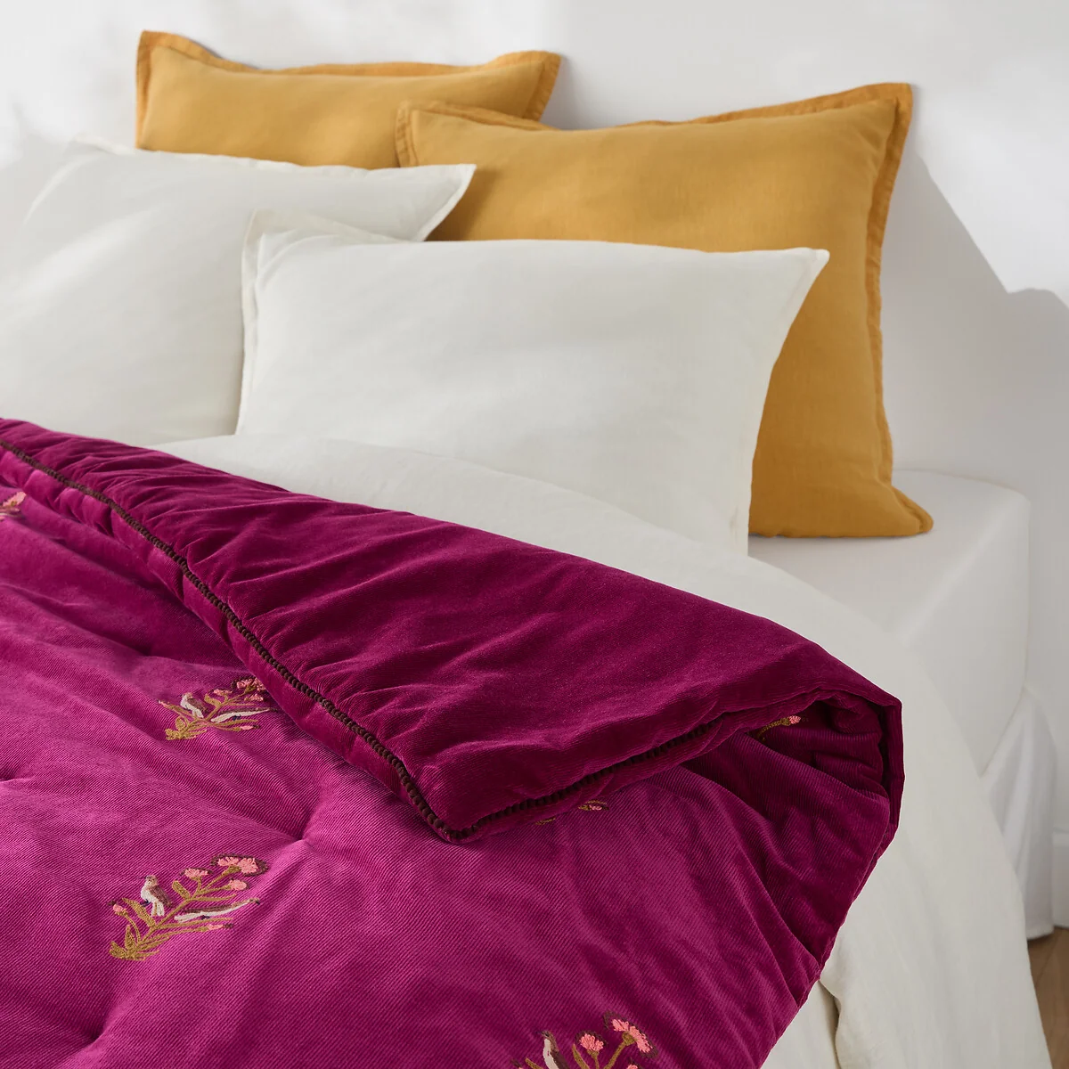 Dylis Quilted Corduroy Bedspread – image 3