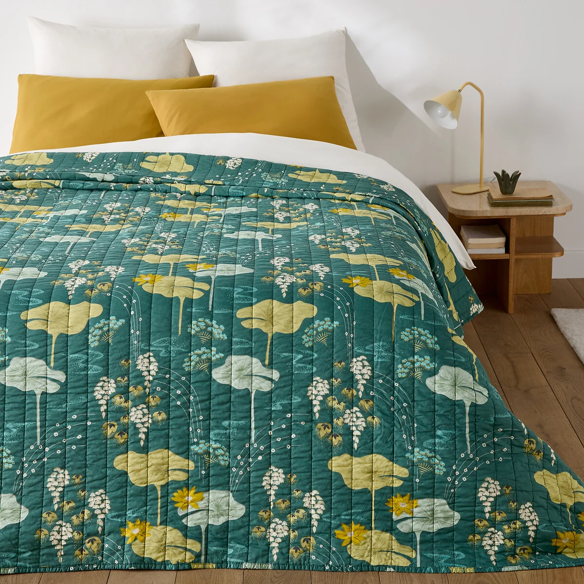 Song Cotton Voile Quilted Bedspread Kantha – image 1