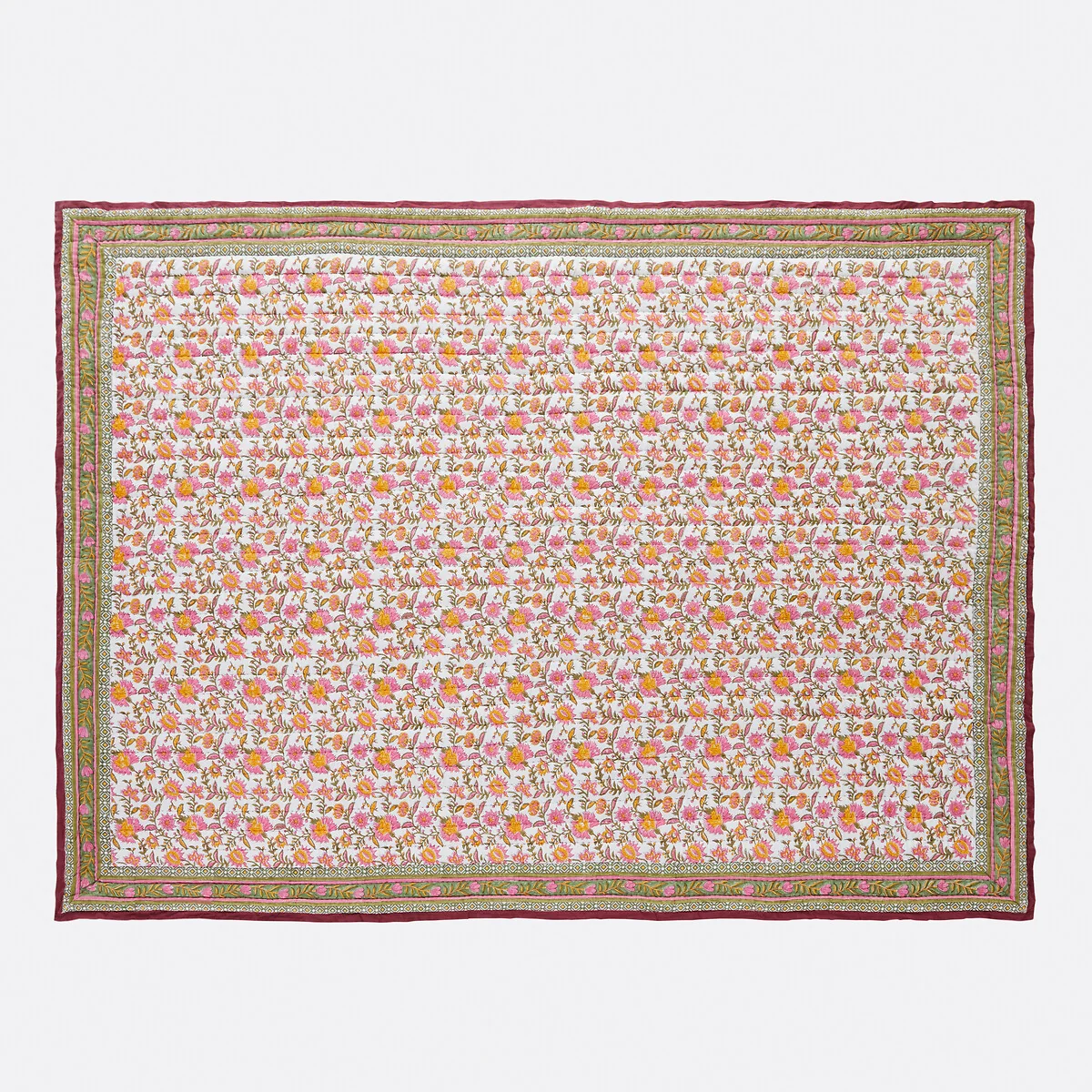 Manassi Block Print Bedspread in Cotton – image 6