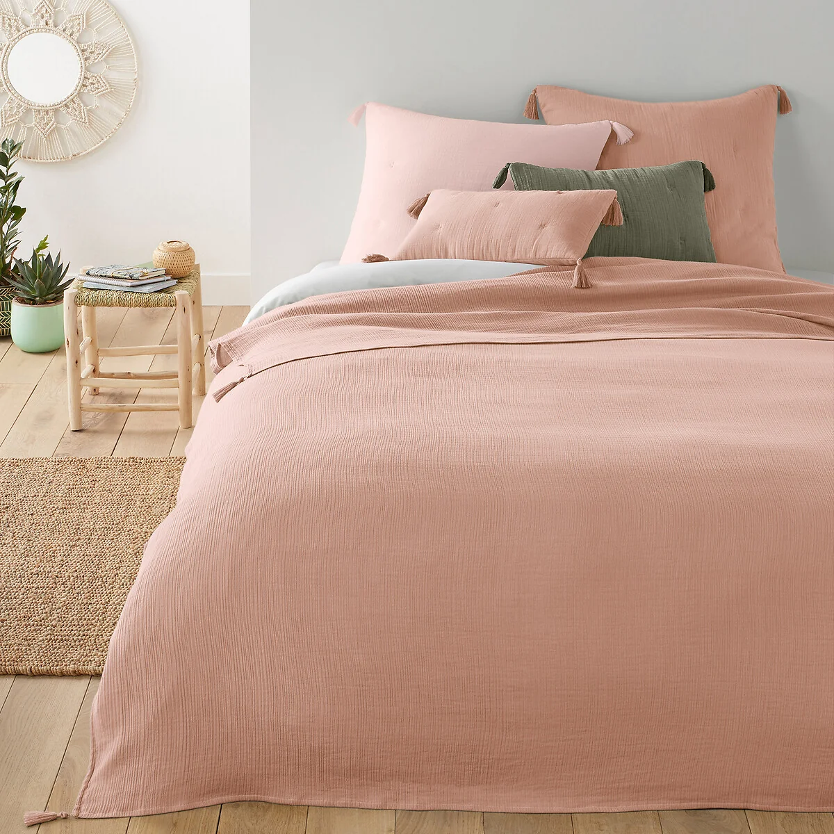 Kumla 100% Cotton Muslin Bedspread – image 1