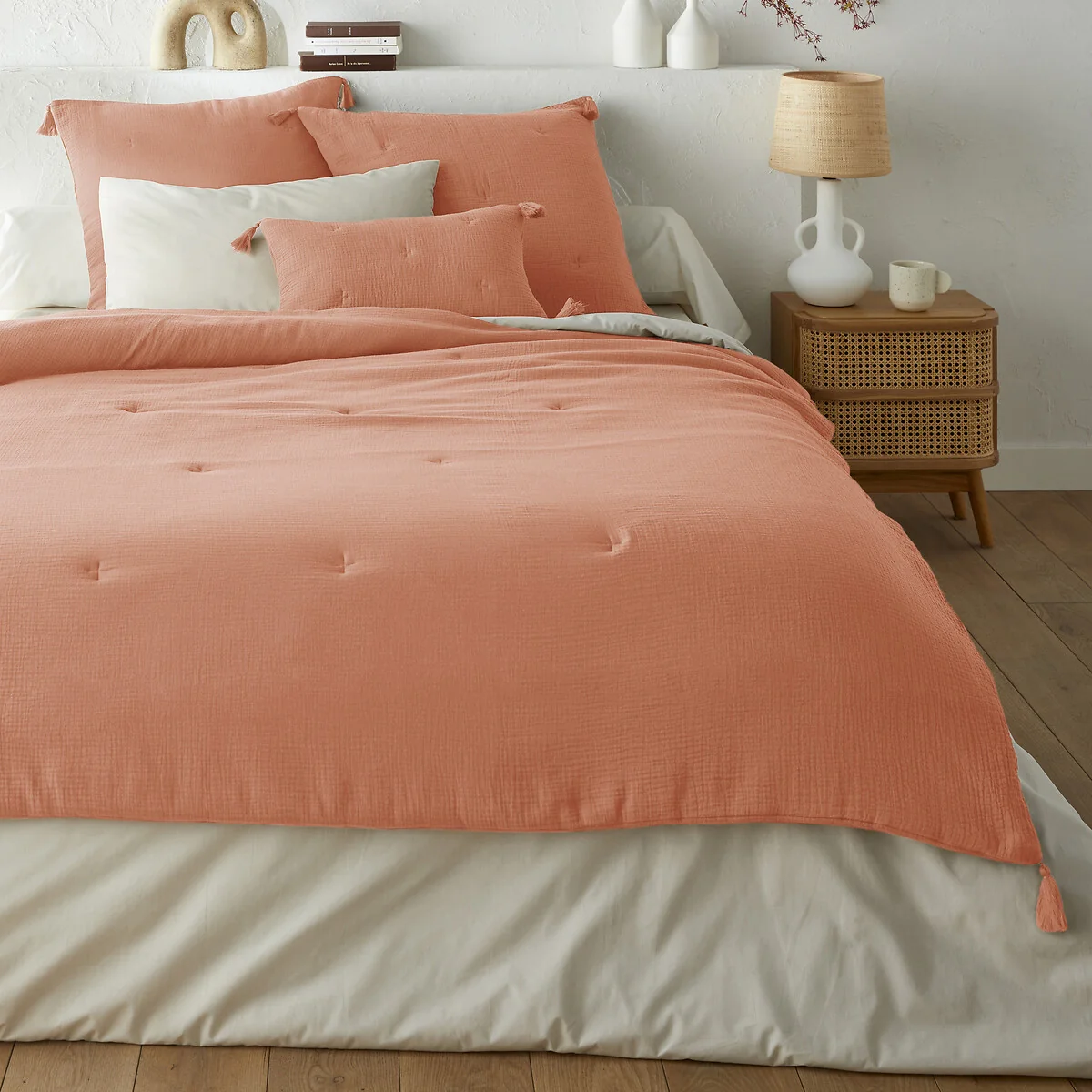 Kumla Cotton Muslin Quilted Bedspread – image 1