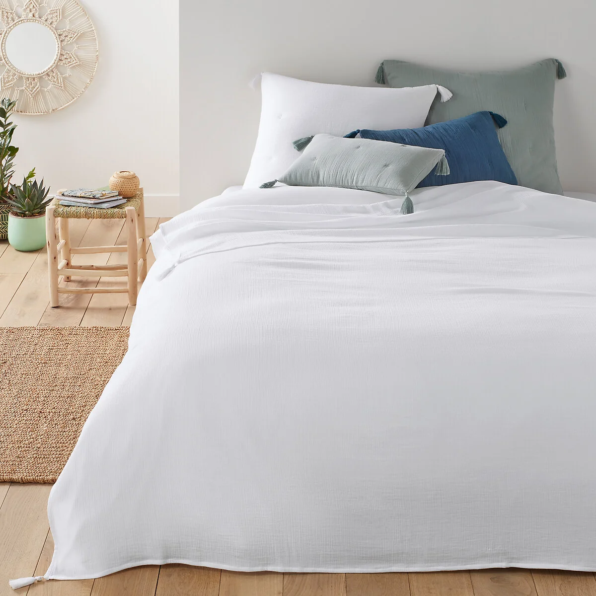 Kumla 100% Cotton Muslin Bedspread – image 1