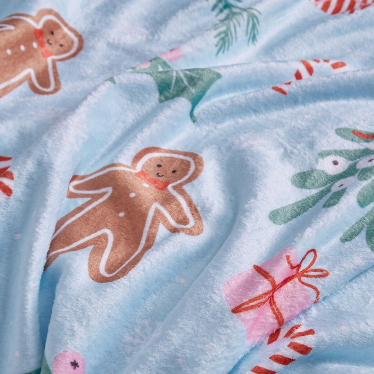 Christmas Gingerbread Fleece Throw – image 2