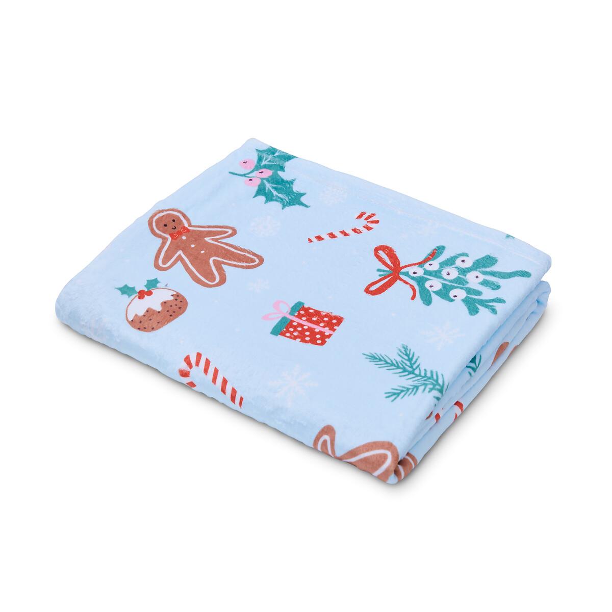Christmas Gingerbread Fleece Throw – image 3