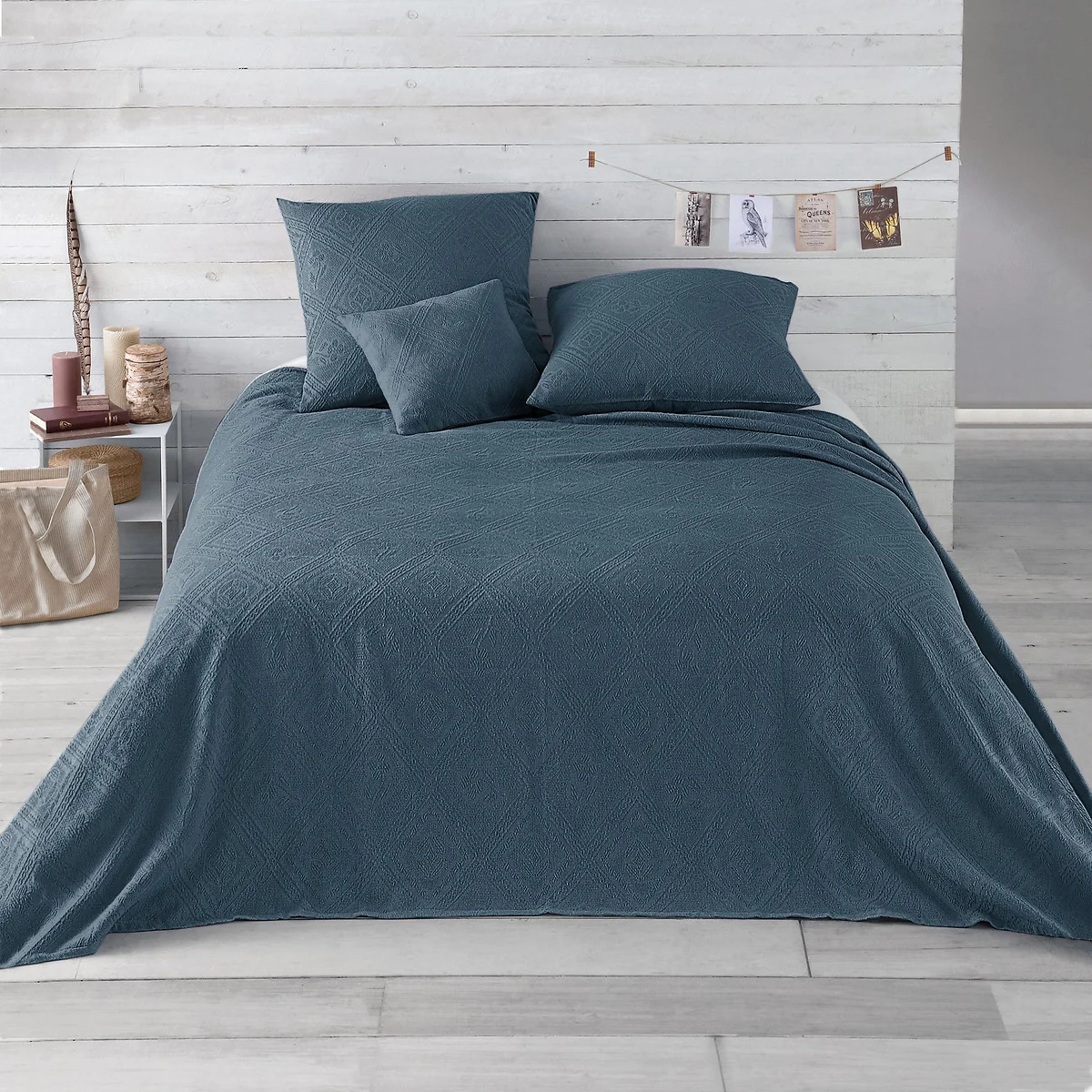 Indo 100% Cotton Jacquard Bedspread – image 1