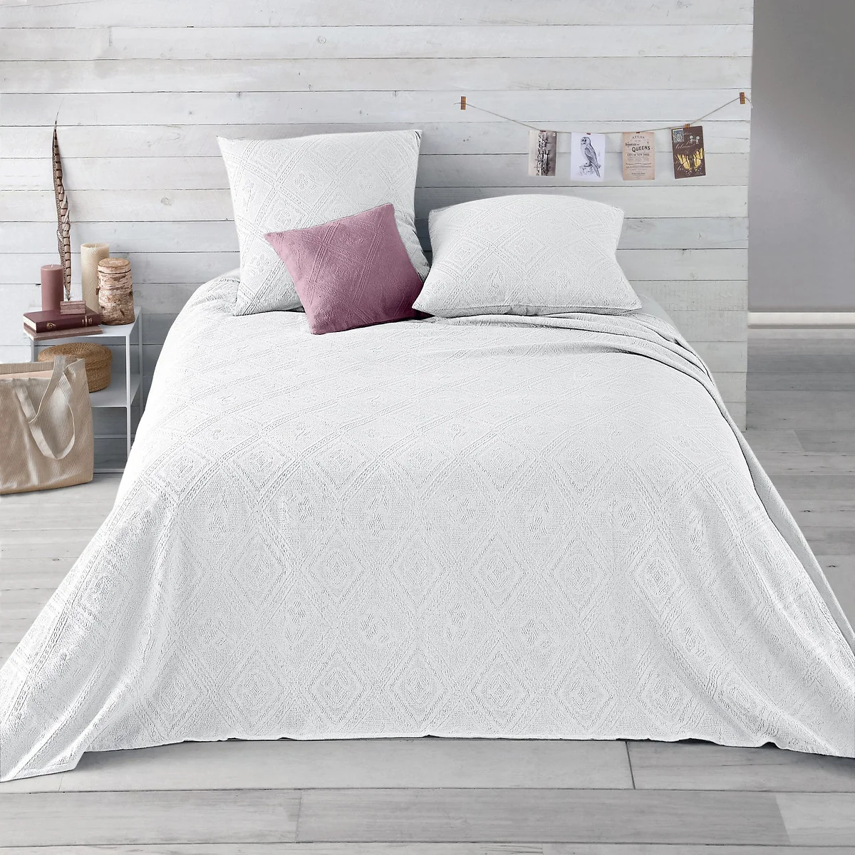 Indo 100% Cotton Jacquard Bedspread – image 1