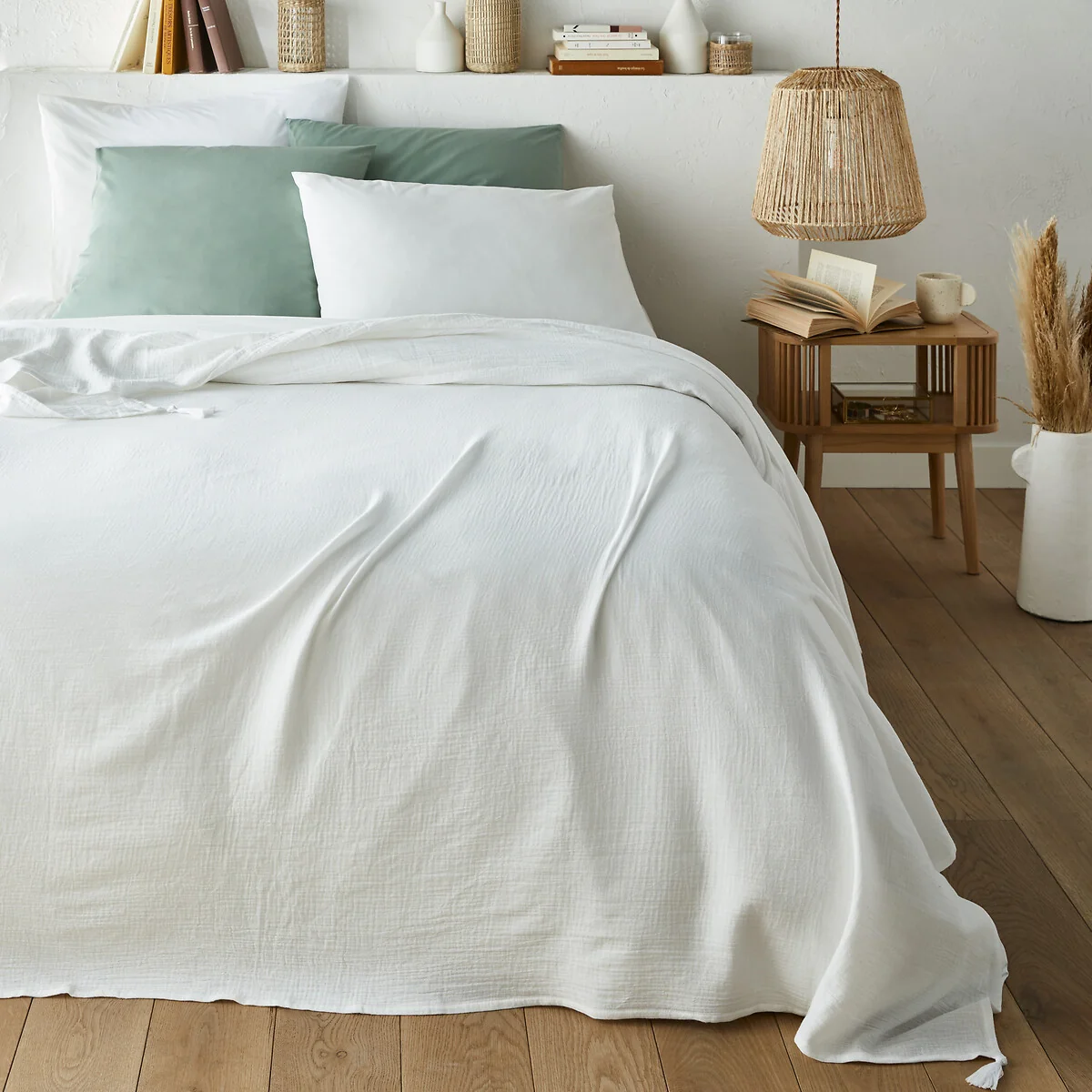 Kumla 100% Cotton Muslin Bedspread – image 2