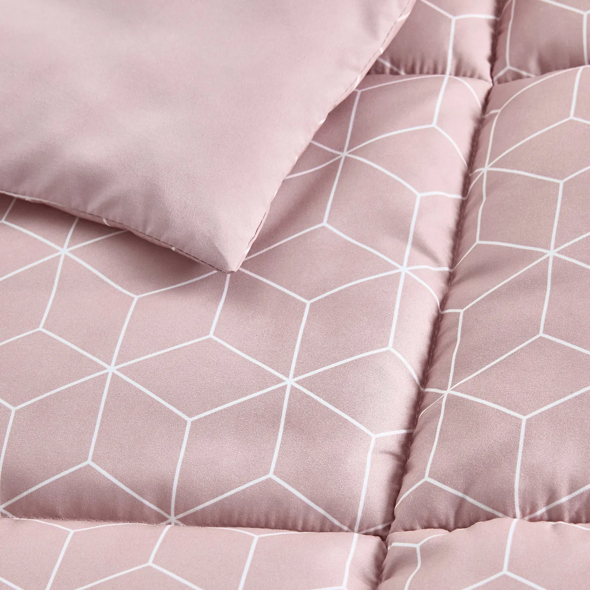 Decio Geometric Microfibre Bedspread – image 3