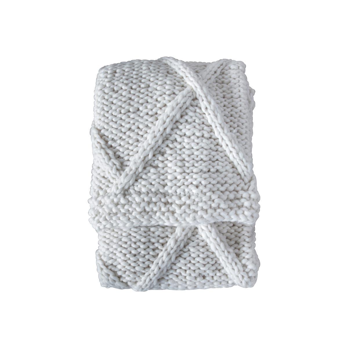 Cable Knit Throw 130x170cm – image 1