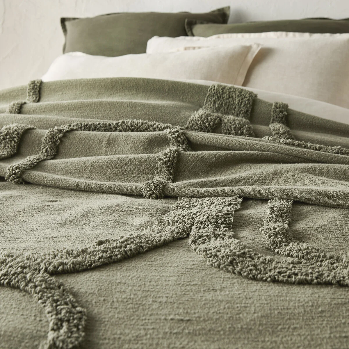 Massimo Tufted 100% Cotton Bedspread – image 5
