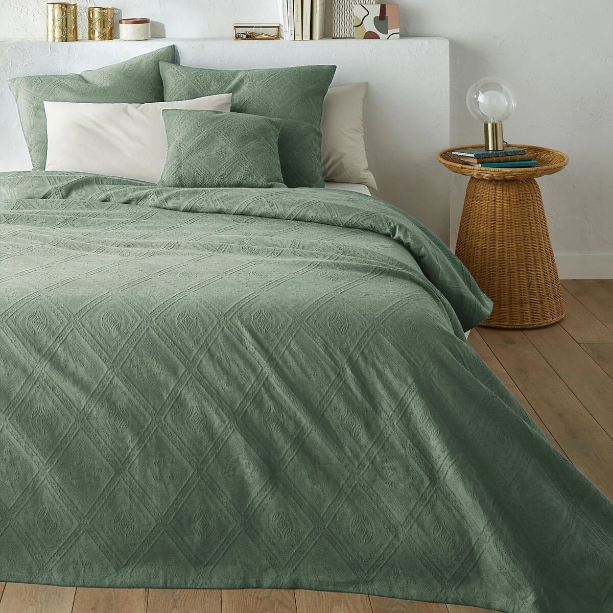 Indo Cotton Jacquard Bedspread – image 1