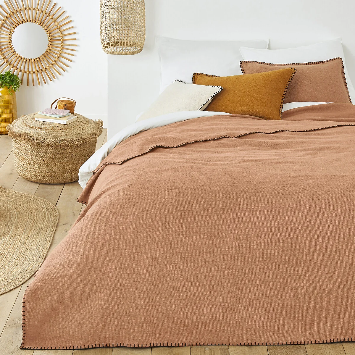 Raoul Plain Cotton Bedspread – image 1