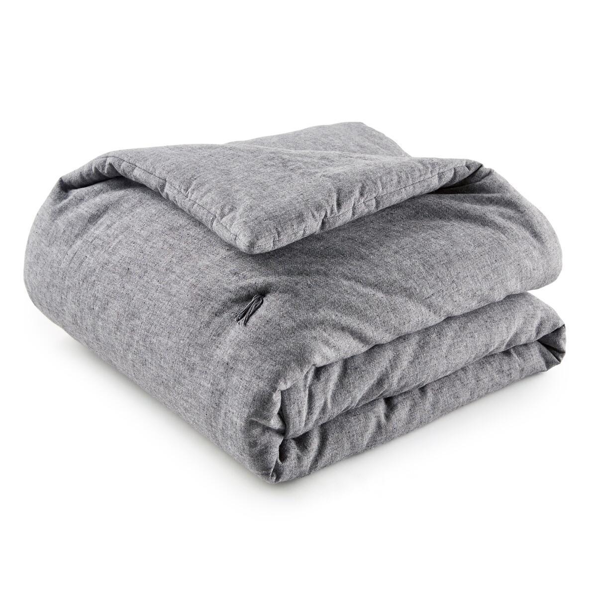 Abella Linen and Washed Cotton Chambray Quilt – image 3