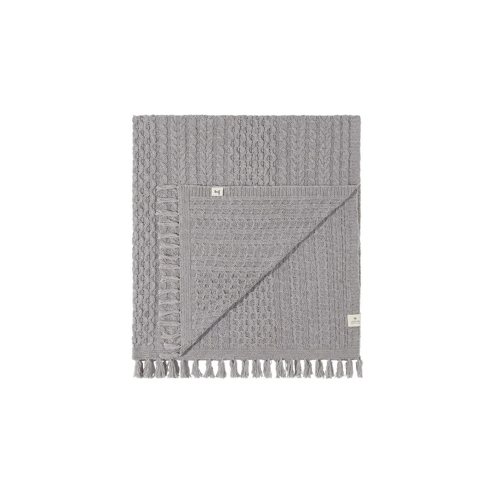 Chunky Knit Throw in Rusted Rose – image 12