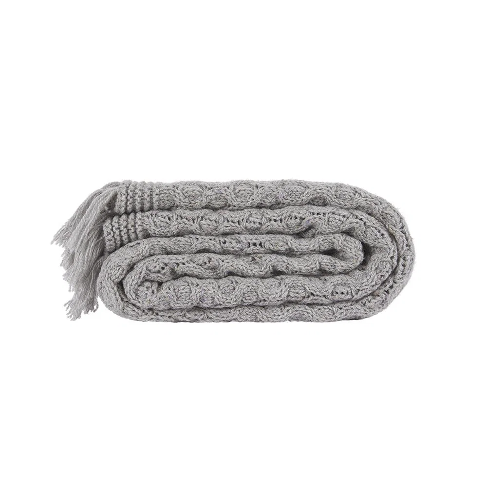 Chunky Knit Throw in Rusted Rose – image 10