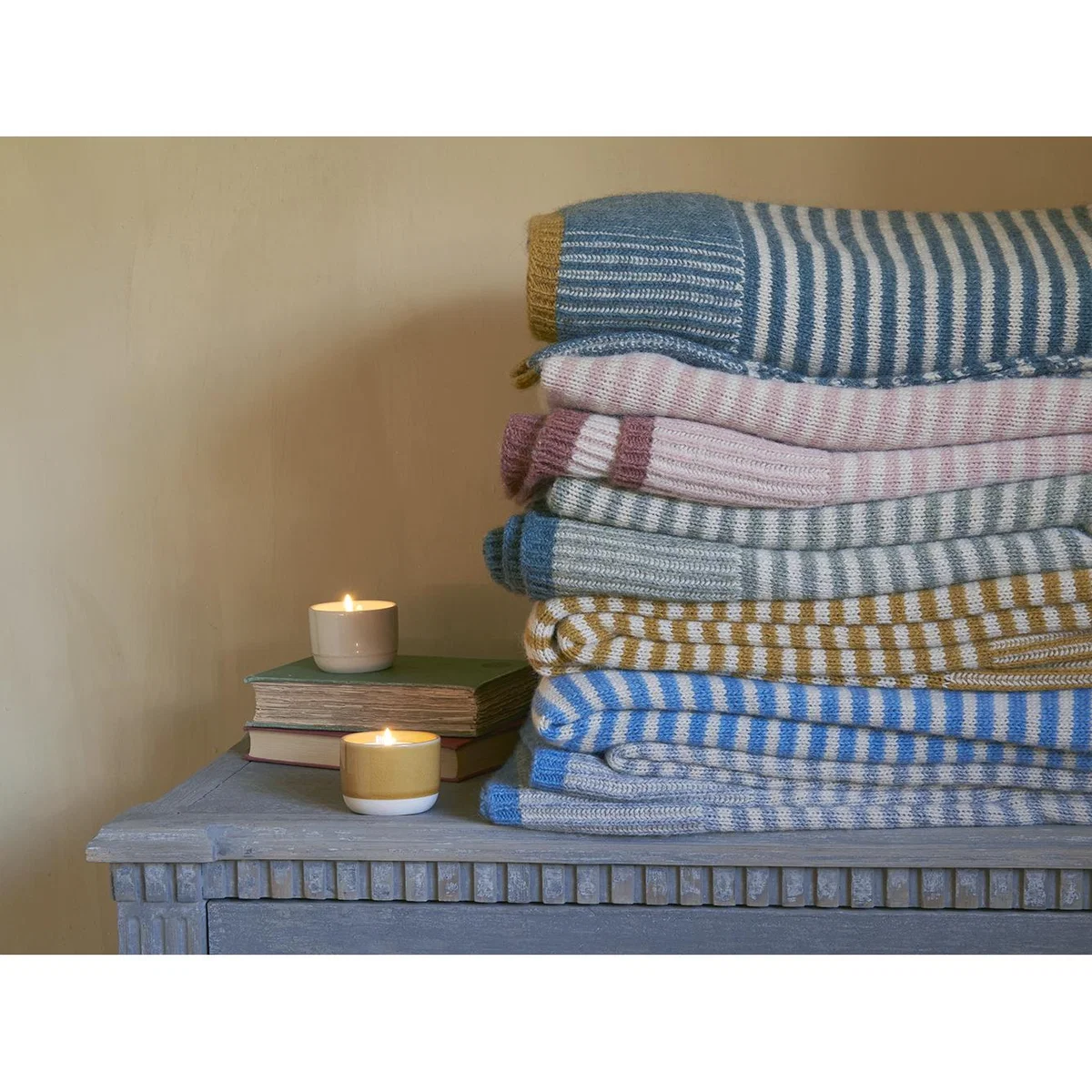 Easy Knit Throw in Oatmeal – image 7