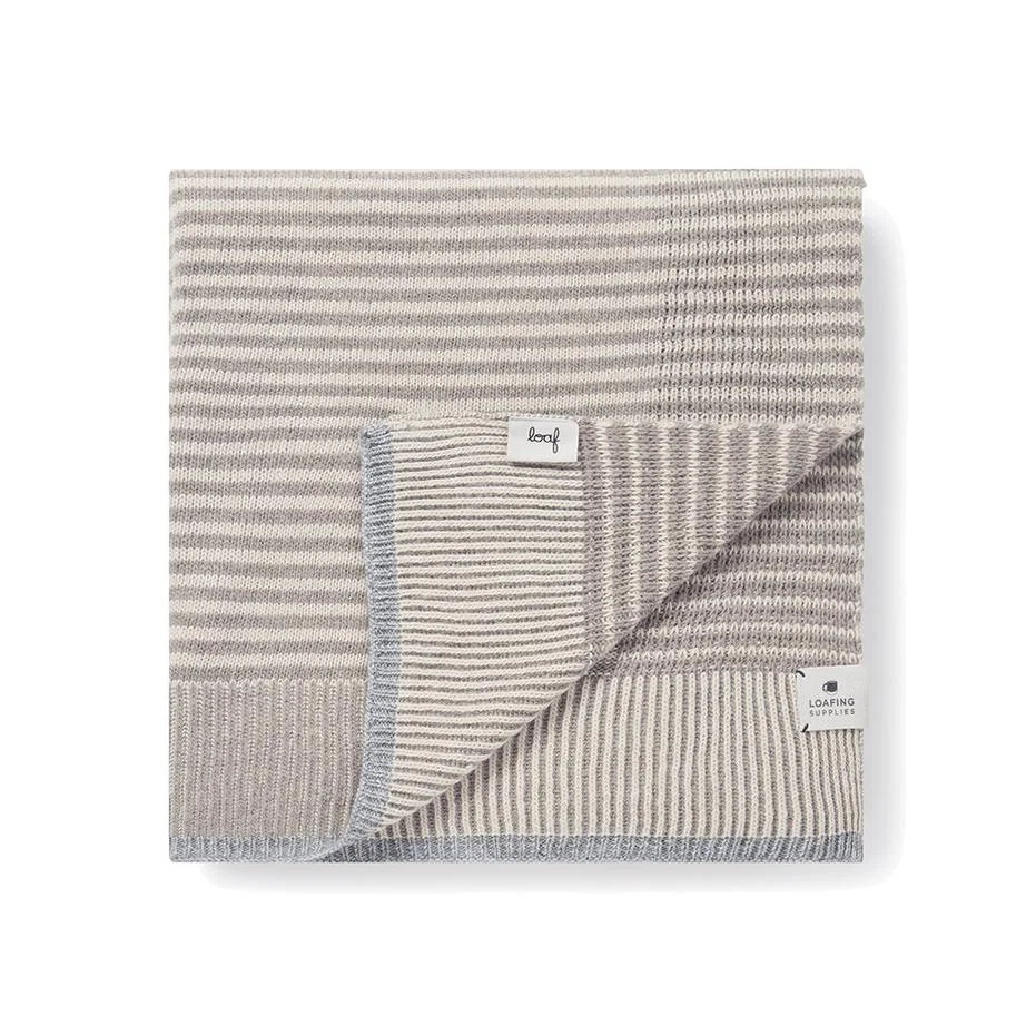 Easy Knit Throw in Oatmeal – image 1