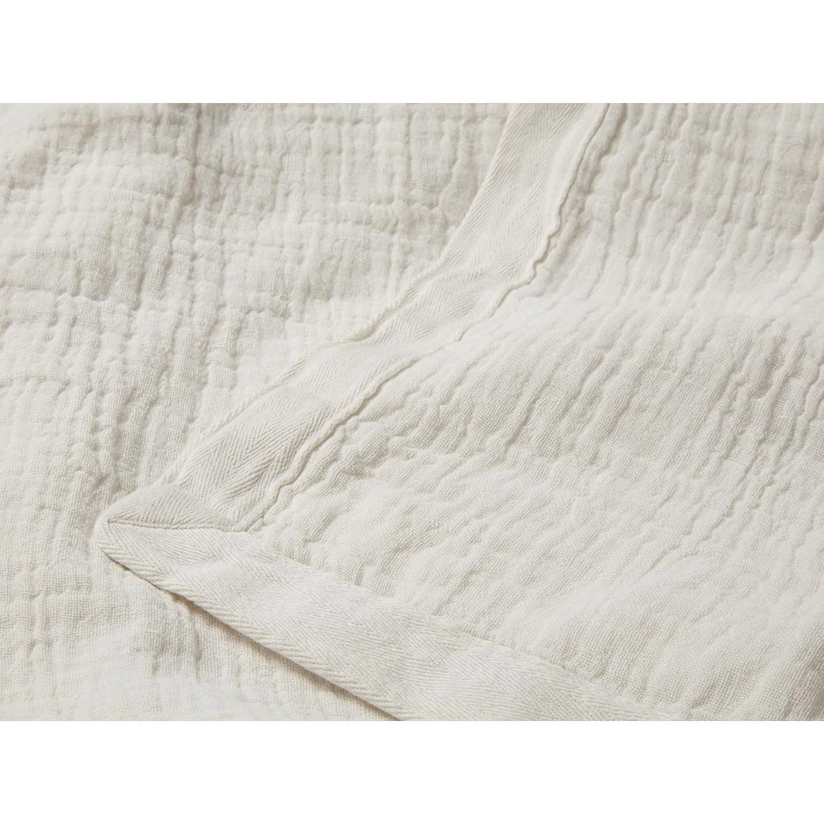 Drapy Throw in Vintage White – image 4