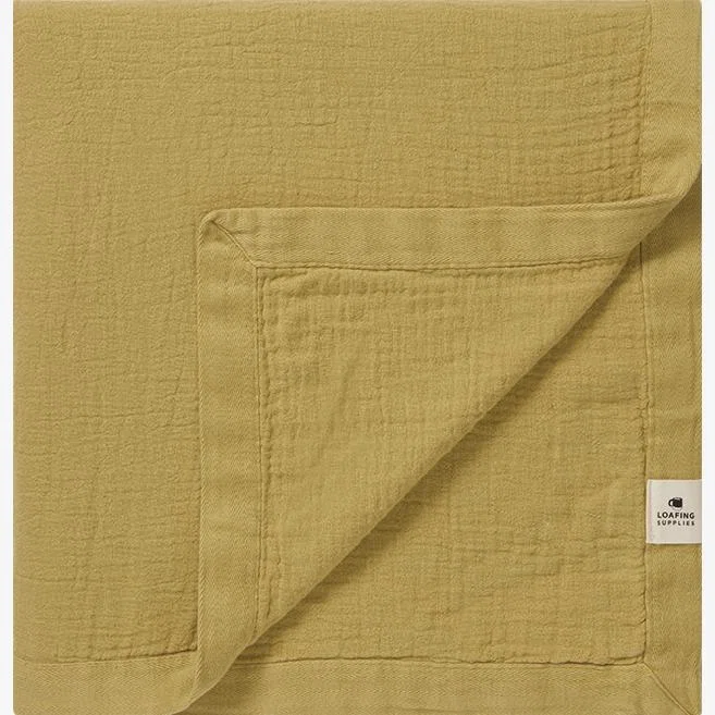Drapy Throw in Ochre – image 1