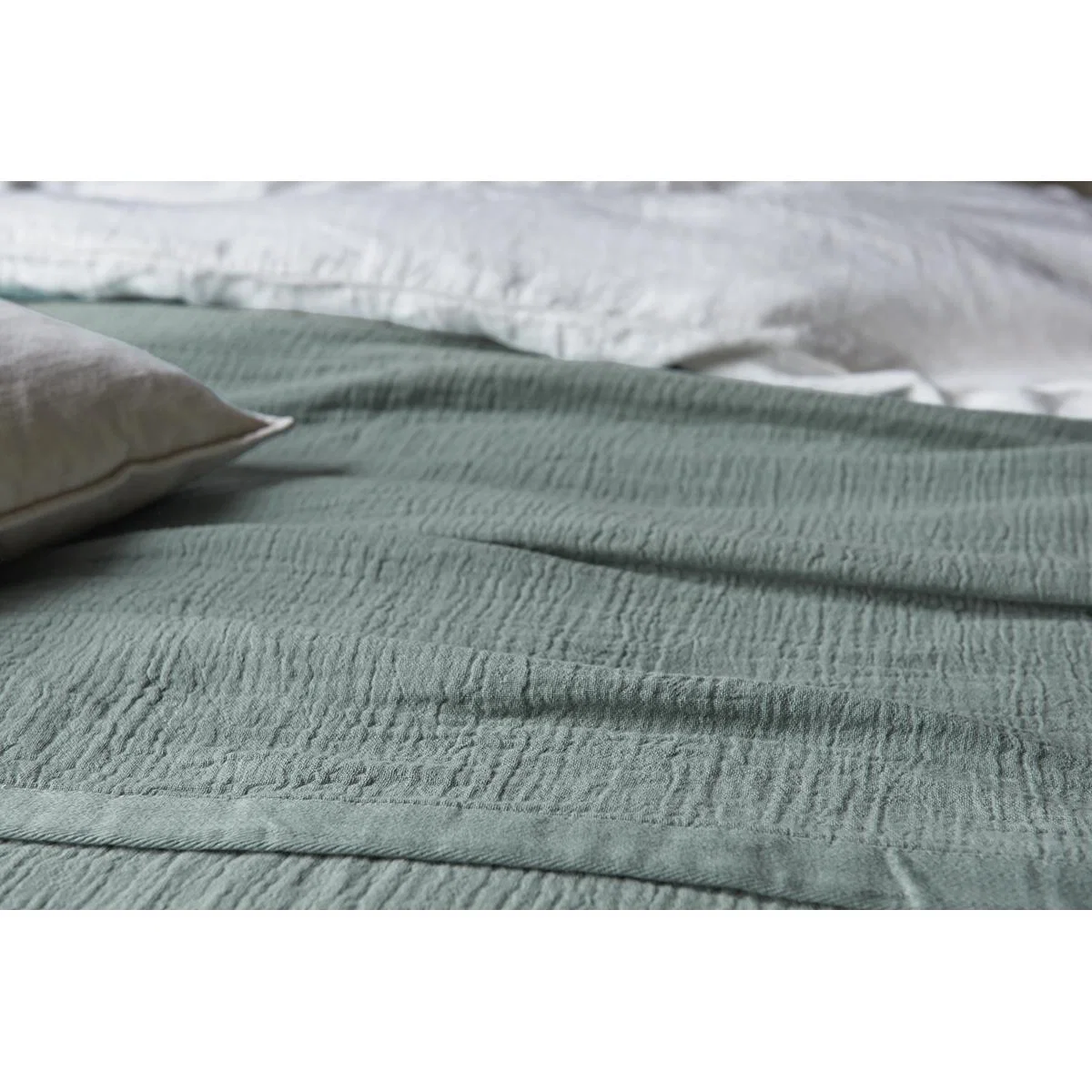 Drapy Throw in Sage – image 3