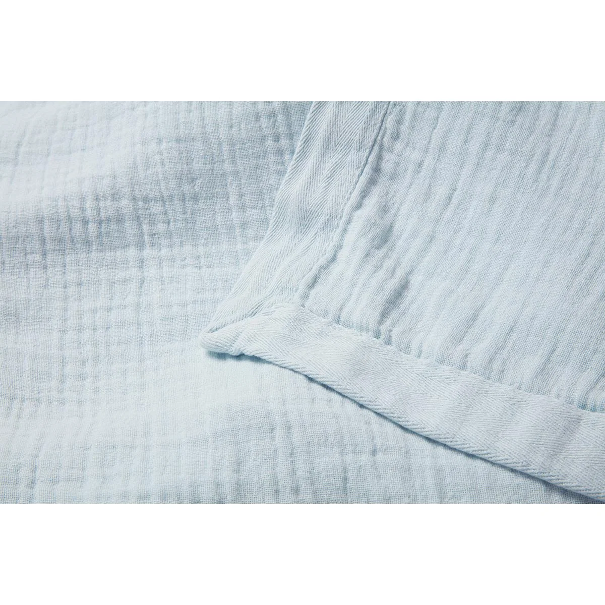 Drapy Throw in Duck Egg – image 5