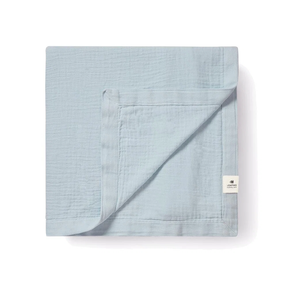 Drapy Throw in Duck Egg – image 1
