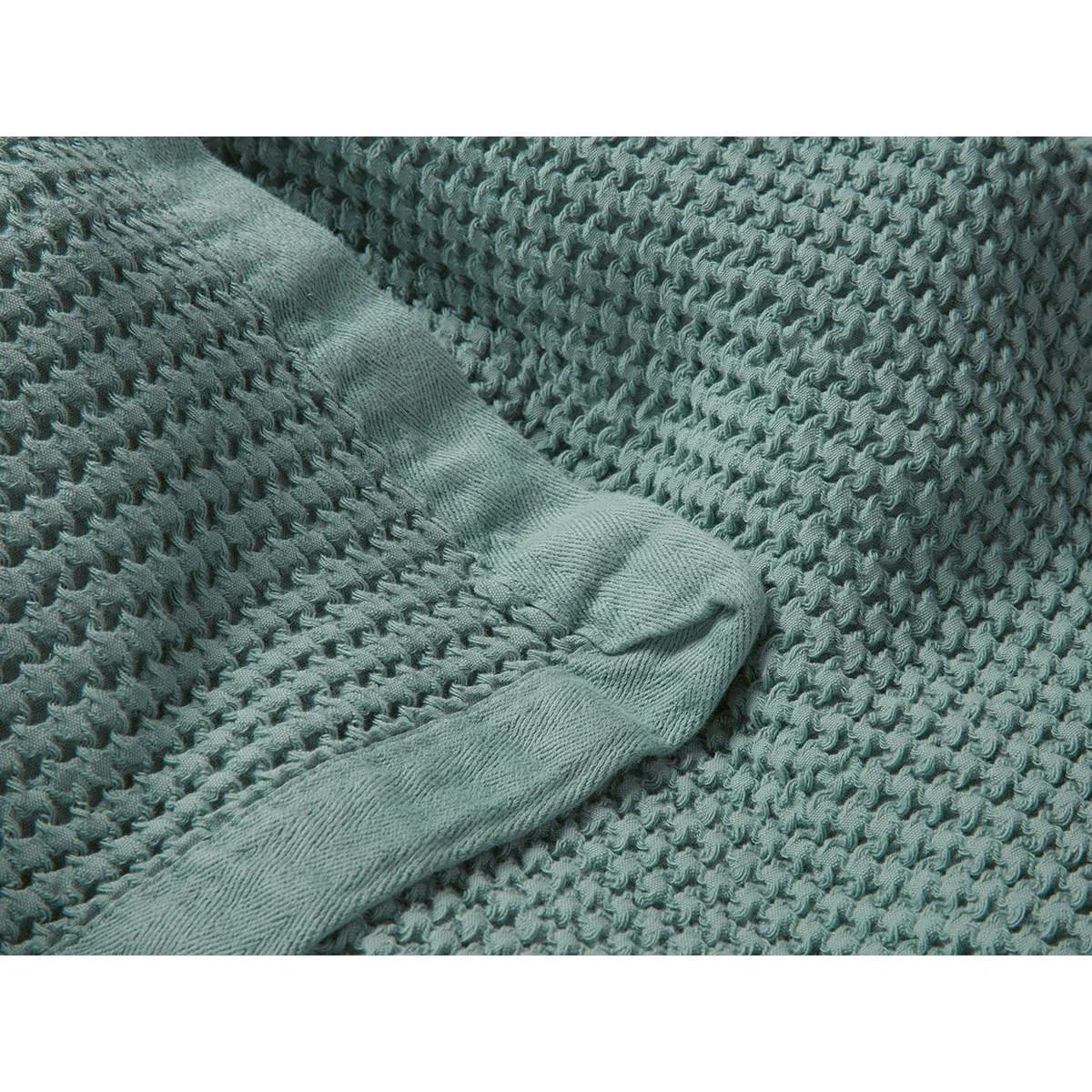 Waffle Throw in Sage – image 2