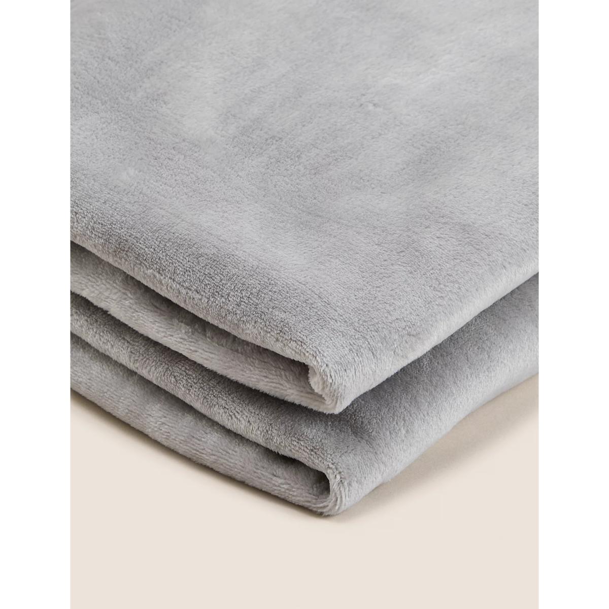 M&S Fleece Throw - Large - Pink, Pink,Green,Blue – image 3