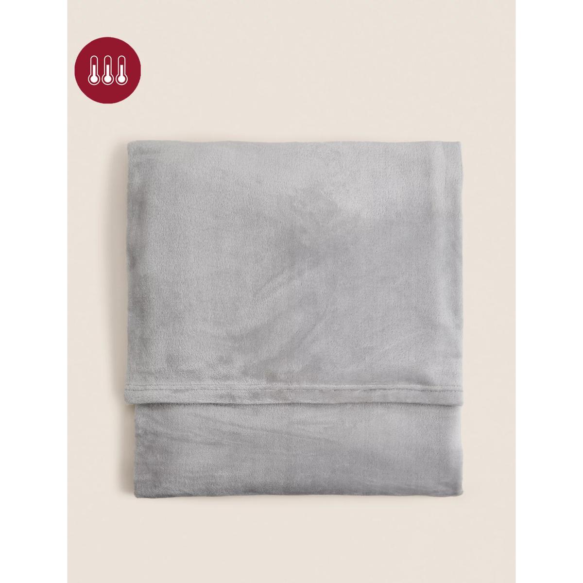 M&S Fleece Throw - Large - Pink, Pink,Green,Blue – image 4